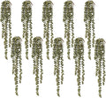 10 Pcs Fall Artificial Succulents Hanging Plants, Fake String of Pearls by dallisten