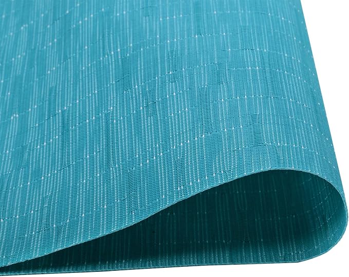 SHACOS Woven Vinyl Table Runner Indoor Outdoor 12x54 inch Kitchen Dining Table - Image 4