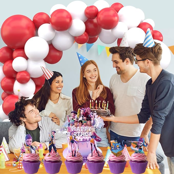 25 Pcs Cartoon Cake Decorations, Cute Happy Birthday Cake Toppers, Birthday - Image 4