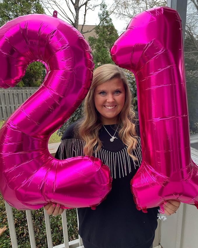 Hot Pink 30 Balloon - Image 2