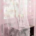 Kotile Vintage Pink Lace Curtains by Kotile+Curtains