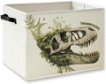 Vintage Dinosaur Skull Nursery Storage Basket by KSDUT