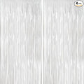4 Packs White Foil Fringe Curtain by BSRESIN