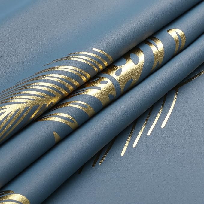 Stone Blue Blackout Curtains for Living Room 90 Inch Length 2 Panels Set - Image 8