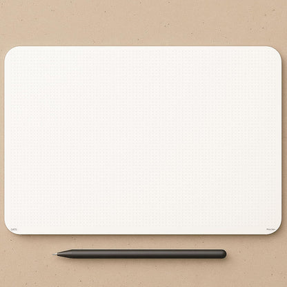CLEVER SIGNS A3 Dot Grid Notepad (11,70" x 16,55") - XLarge Dotted Memo Desk Pads-Premium Paper with Cardboard Back Support - Ideal for Note-taking, Planning, Sketching, and Journaling