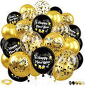 Happy New Year Balloons, New Year Printed Confetti Ballons by FEYG