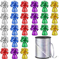 Yunsailing 25 Pcs Heavy Metallic Balloon Weights by Yunsailing