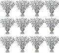 PMU 12 Pcs Silver Graduation Balloon Weights, Graduation Centerpieces by PMU