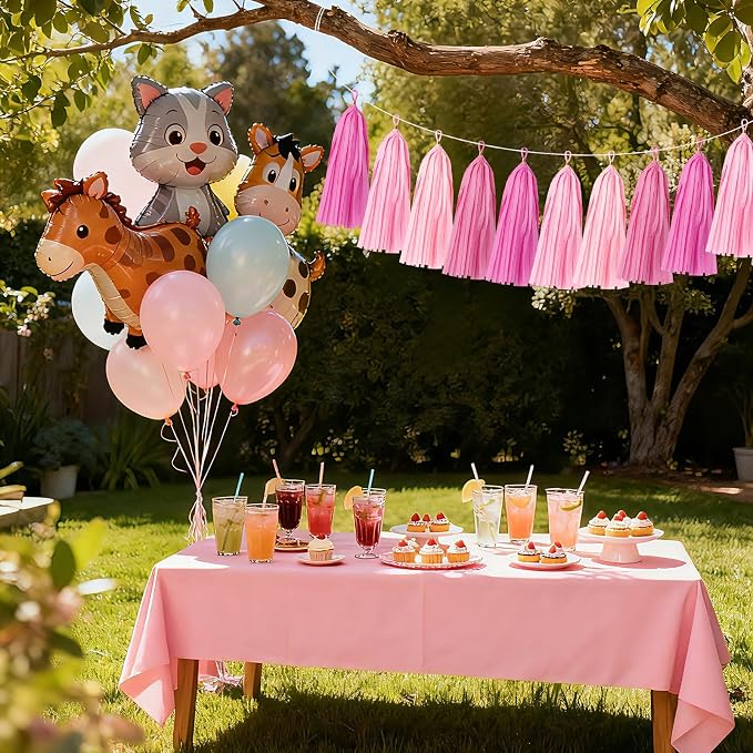 20PCS Tissue Tassel Garland Kit Pre-Cut Tissue Paper Streamers - Image 5