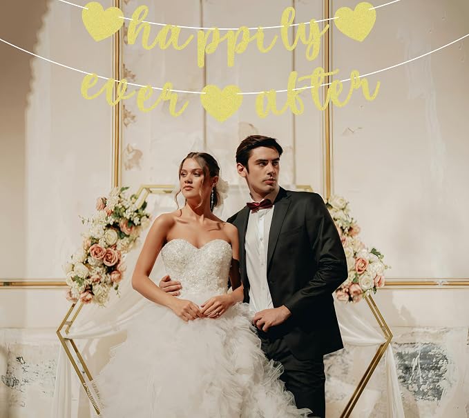 Pre-Strung Happily Ever After Banner - Image 4