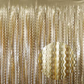 GOER Metallic Tinsel Foil Fringe Curtains Party Photo Backdrop Party Streamers by GOER