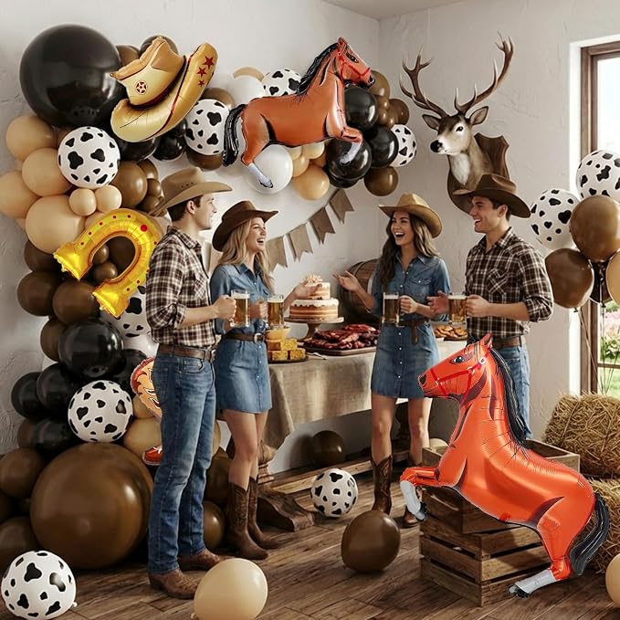 170pcs Western Cowboy Balloon Garland Arch Kit - Image 5
