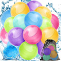 18PCS Reusable Water Balloons No Magnets, 100% Silicone Quick Fill Water Balls by Unknown