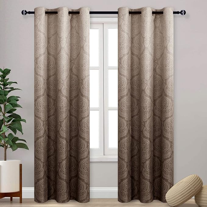 DWCN Ombre Blackout Curtains for Bedroom by DWCN