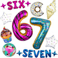 6 7 Birthday Decorations, 6 7 Balloons by Unknown