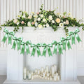1 String of 8PCS Sage Green Bow Garland Banner Decoration, Pre-Strung Satin by Unknown