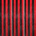 jijAcraft Black Red Tinsel Foil Fringe Curtain, 2 Pack 3.2x6.5 Feet Metallic by jijAcraft