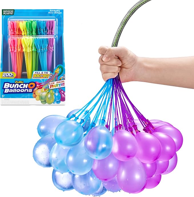 Bunch O Balloons Tropical Party by ZURU, 200+ Rapid-Filling Self-Sealing - Image 2