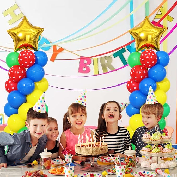 Adventure Game Balloon Column Stand Kit Set of 2, Video Game Party Decorations - Image 7