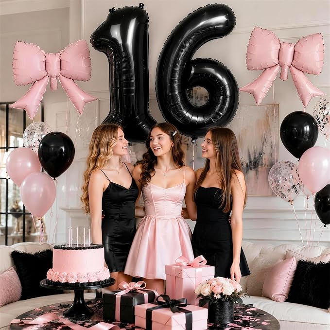 40 Inch Black Number 2 Balloon - Image 7