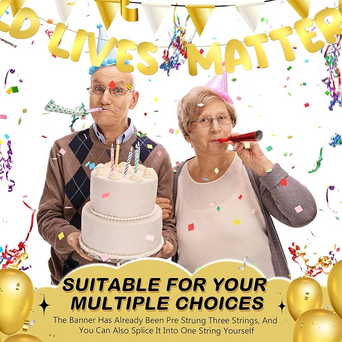 Fulmoon Pre Strung Banner 6.56 ft Funny Birthday Retirement Party Decorations - Image 5
