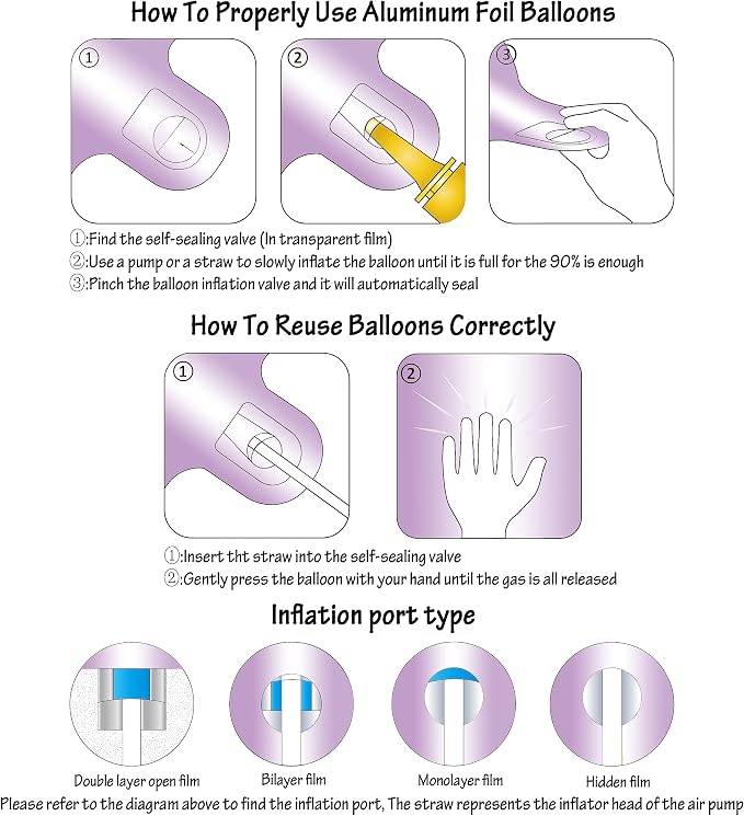 40" Macaron Purple Number 8 Balloons Helium Foil Mylar Balloon Digit 8 | - Image 3