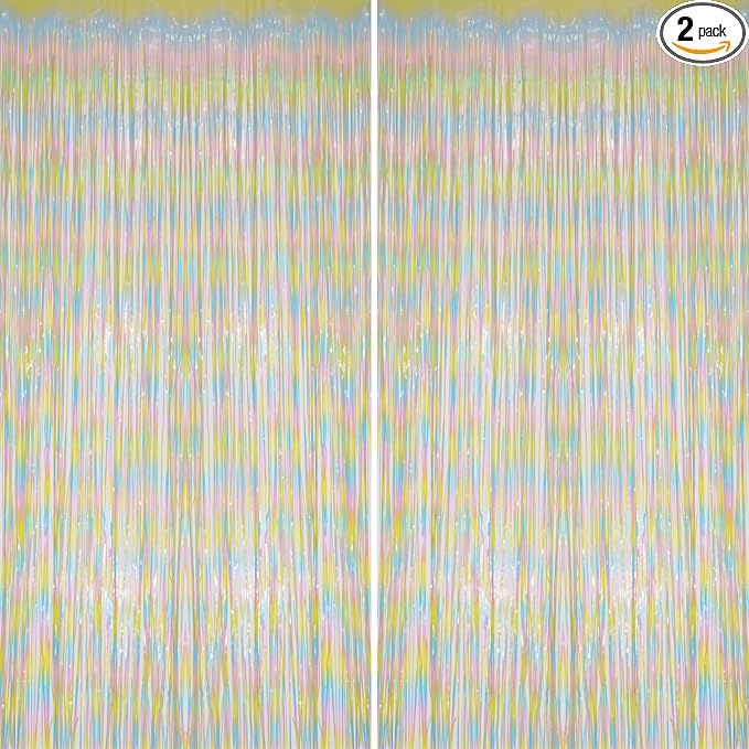 DECOCKRAT 2 Pack Foil Fringe Backdrop by DECOCKRAT