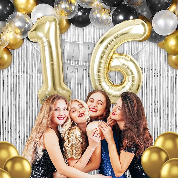 Champagne Gold Number 57 75 Balloon - Image 6