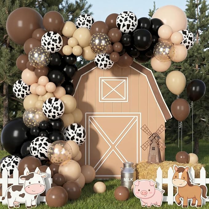170Pcs Western Cowboy Balloon Garland Arch Kit - Image 4