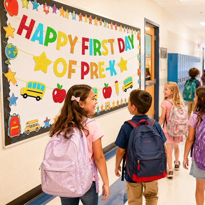 Here’s to A Bright School Year Banner Welcome Back to School Theme | Happy - Image 2