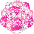 Gejoy 36 Pcs Cheetah Balloons White and Rose Pink Leopard Print Balloons 12 by Unknown
