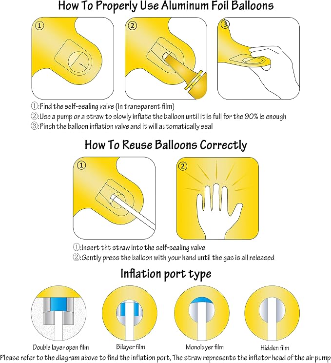 40 Inch Yellow Number 4 Foil Balloon Lemon Yellow Digital 4 Balloon | - Image 3