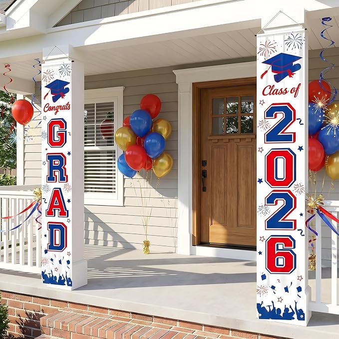Graduation Decorations 2026 Porch Banner, Congrats Grad Class of 2026 Banner - Image 5