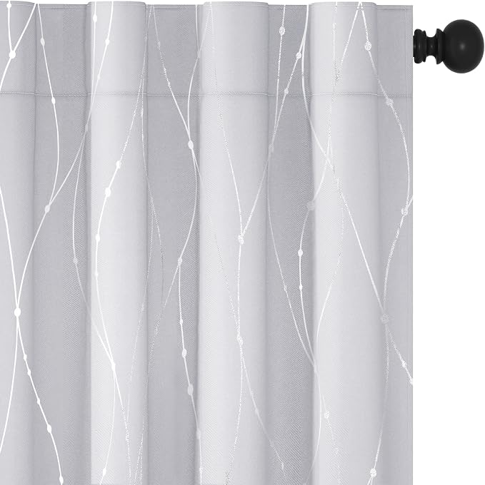 Deconovo Blackout Back Tab Curtains by Unknown