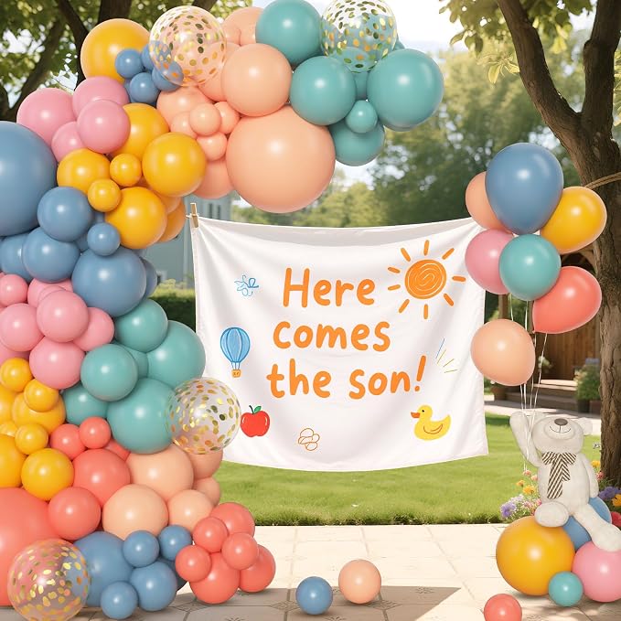 Amandir 153pcs Boho Blue Blush Balloon Arch Garland Kit Different Sizes | 18 12 - Image 6