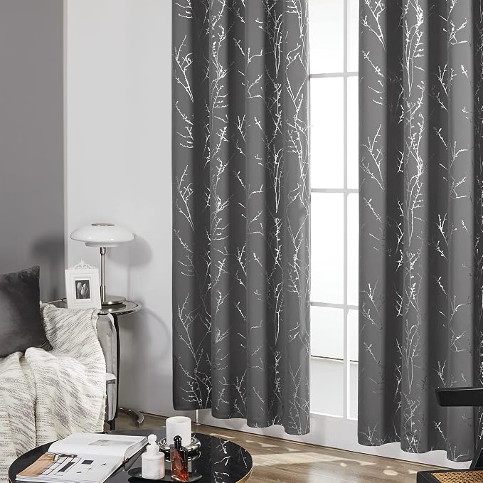Deconovo Living Room Curtains 72 Inches Long, Thermal Insulated, Room Darkening - Image 4