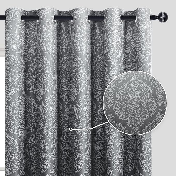 DWCN Ombre Blackout Curtains for Living Room - Image 2