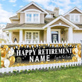 Happy Retirement Banner, Personalized Retire Banner by Unknown