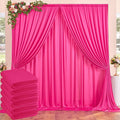 30ftx10ft Wrinkle Free Fuchsia Backdrop Curtains by ENJOYYOURPARTY