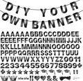 131 PCS Custom Banner DIY Letter Banners Personalized Banner | Make Your Own by Unknown