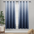DWCN Ombre Blackout Curtains for Bedroom by DWCN