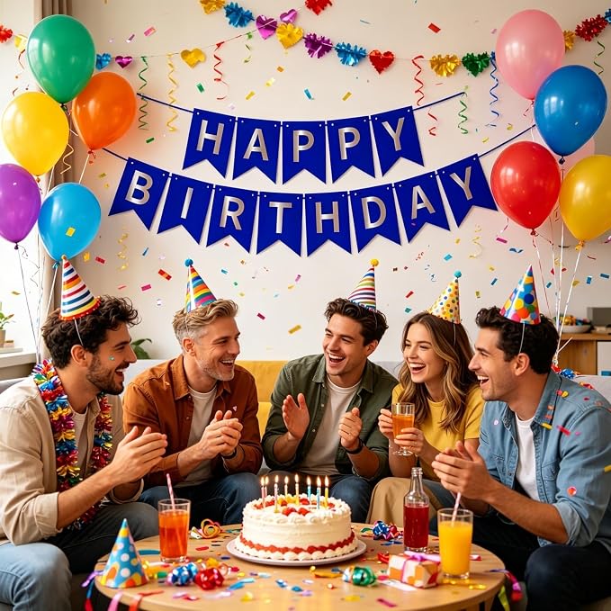 Happy Birthday Banner Birthday Party Supplies - Image 4