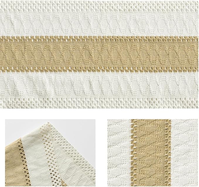 Artoid Mode Burlap Brown Farmhouse Rustic Table Runner 12x60 Inch | Seasonal - Image 4