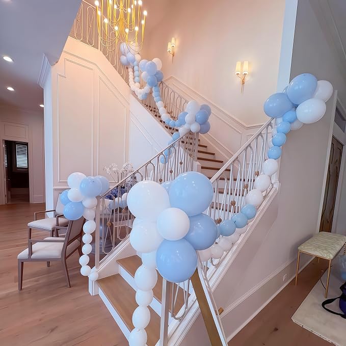 Blue and White Link Balloons, Quick Balloon - Image 6