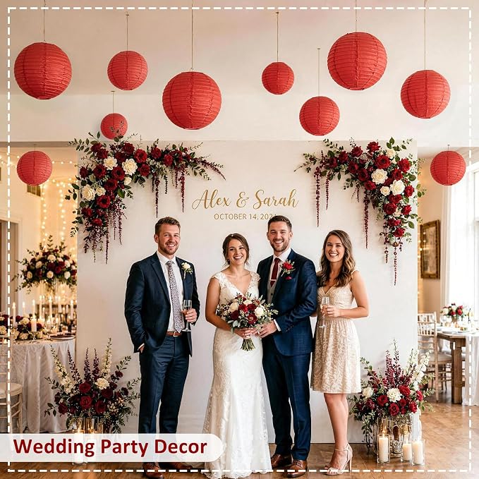 Red Paper Lanterns, bridal showers, restaurants and Chinese Japanese parties - Image 2