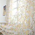 Sutuo Home White Sheer Curtains 96 Inches Long 2 Panels Set, Privacy Window by SutuoHome