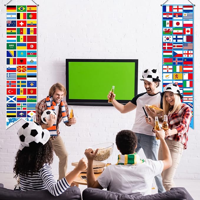 Tatuo 2 Pcs International World Flags Decorations, International Welcome Porch - Image 4