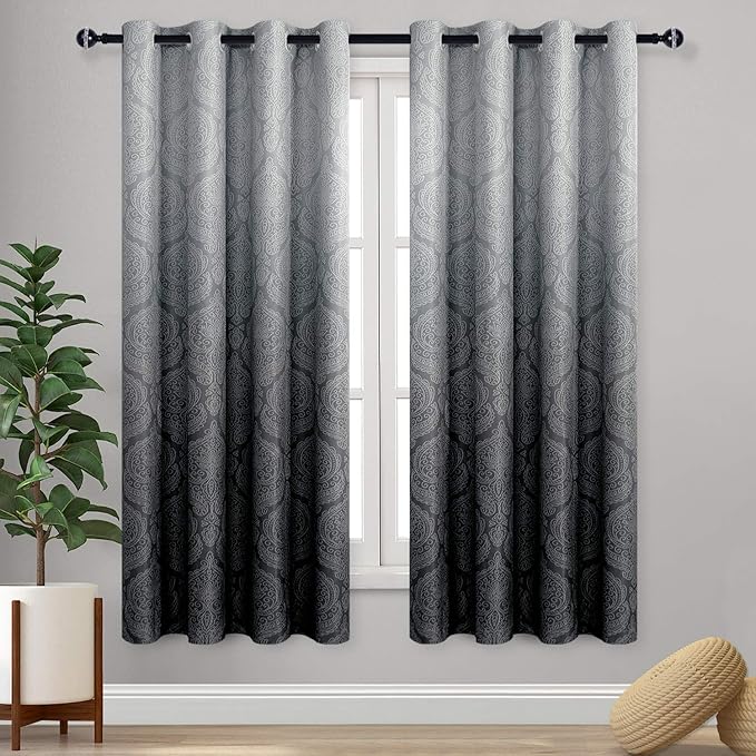 DWCN Ombre Blackout Curtains for Living Room by DWCN