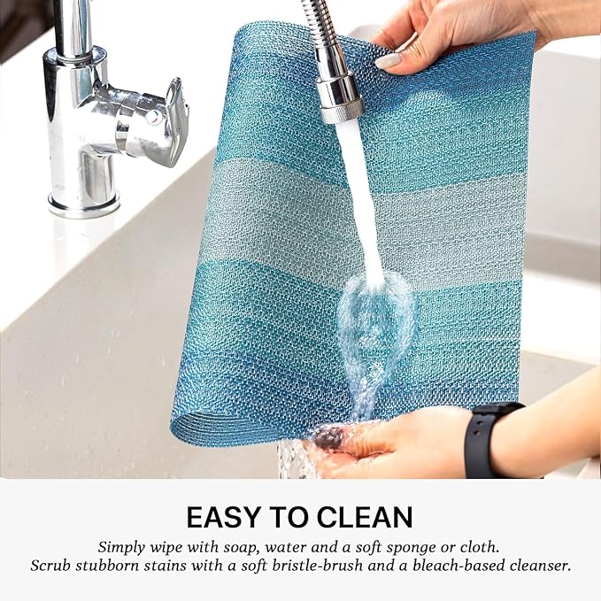 LEXMORE PlaceMats Set of 12 Vinyl/Plastic Woven Place Mats - Image 4