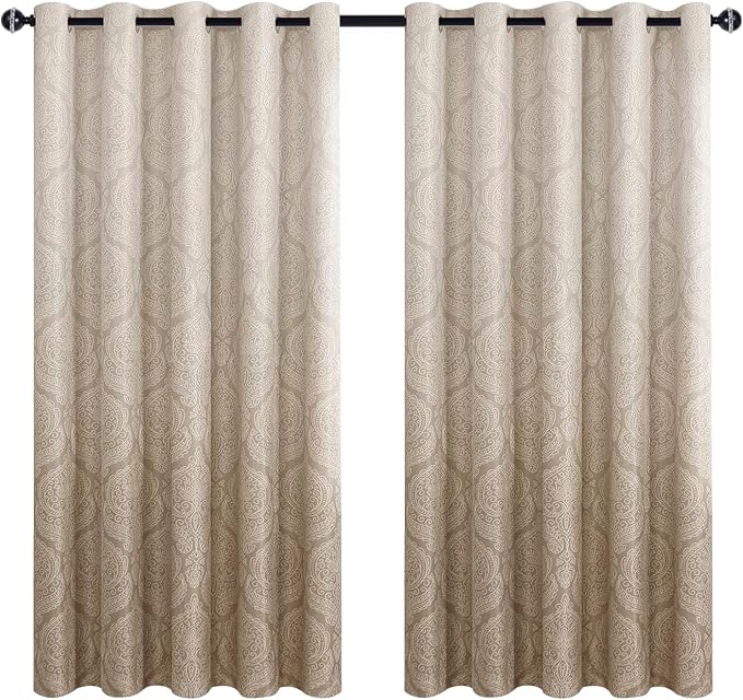 DWCN Ombre Blackout Curtains for Bedroom - Image 8